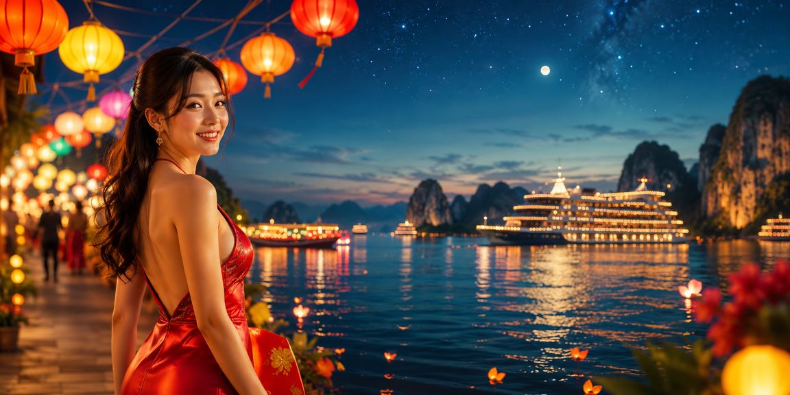 Chợ đêm Hạ Long với người chơi trò bắn cá truyền thống