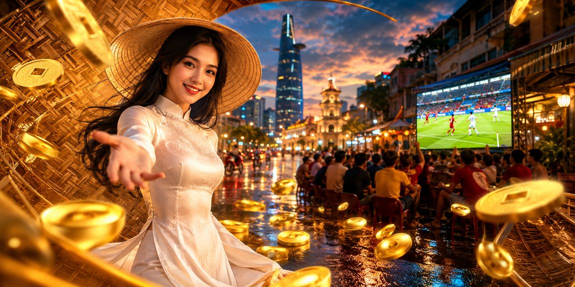 Người chơi cá cược bóng đá tại TP. Hồ Chí Minh với áo dài truyền thống