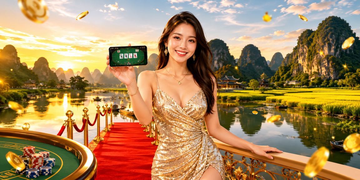 Nữ người mẫu đang chơi baccarat tại Ninh Bình, Việt Nam